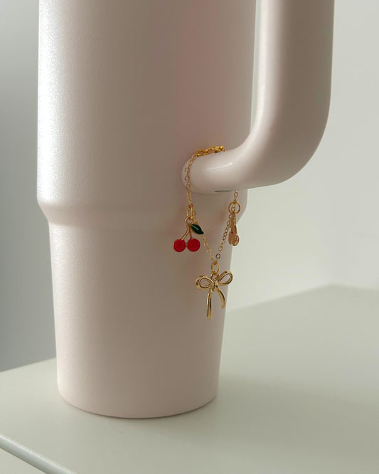 Cherry cup charm