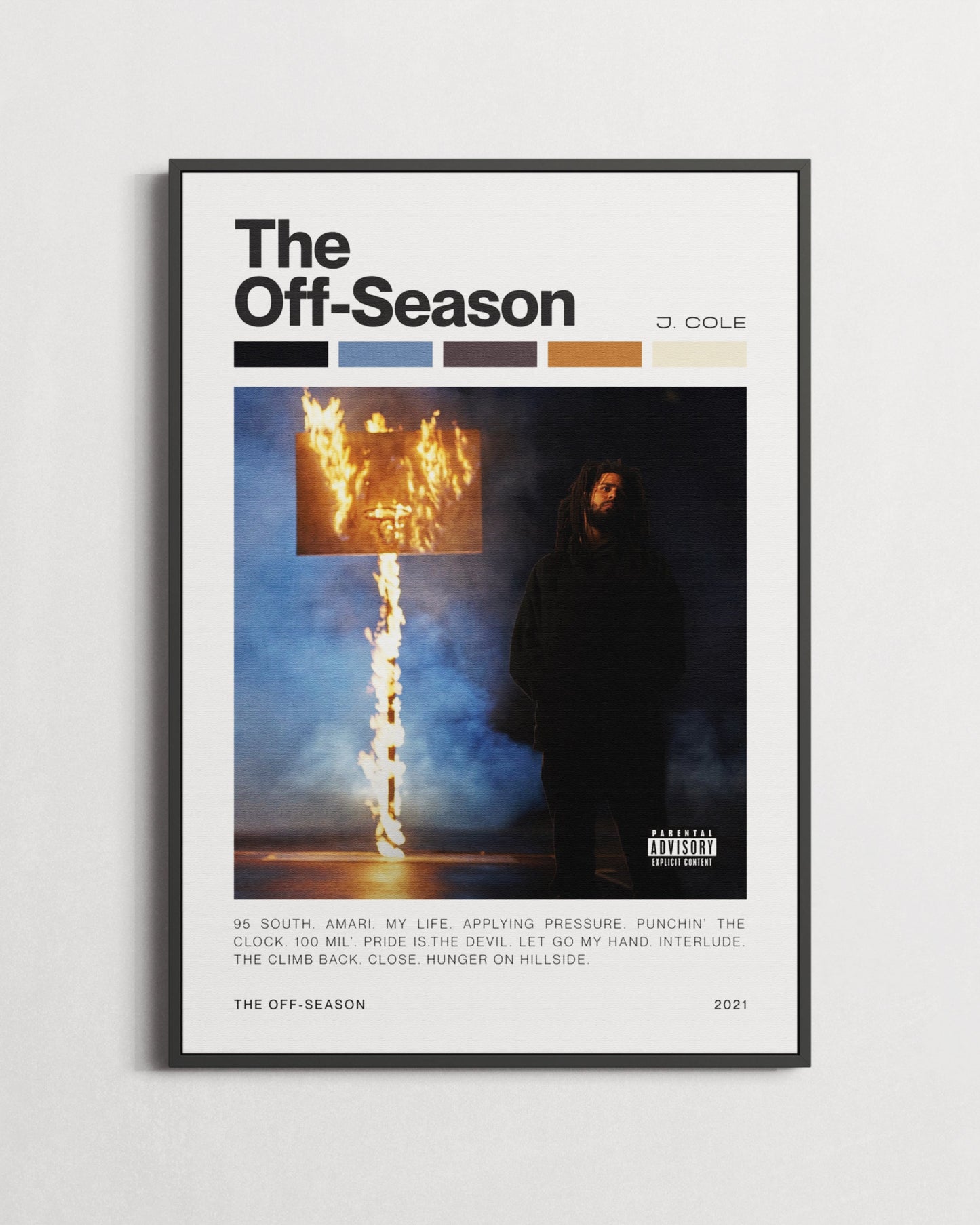 J.Cole The Off-Season Minimal Poster