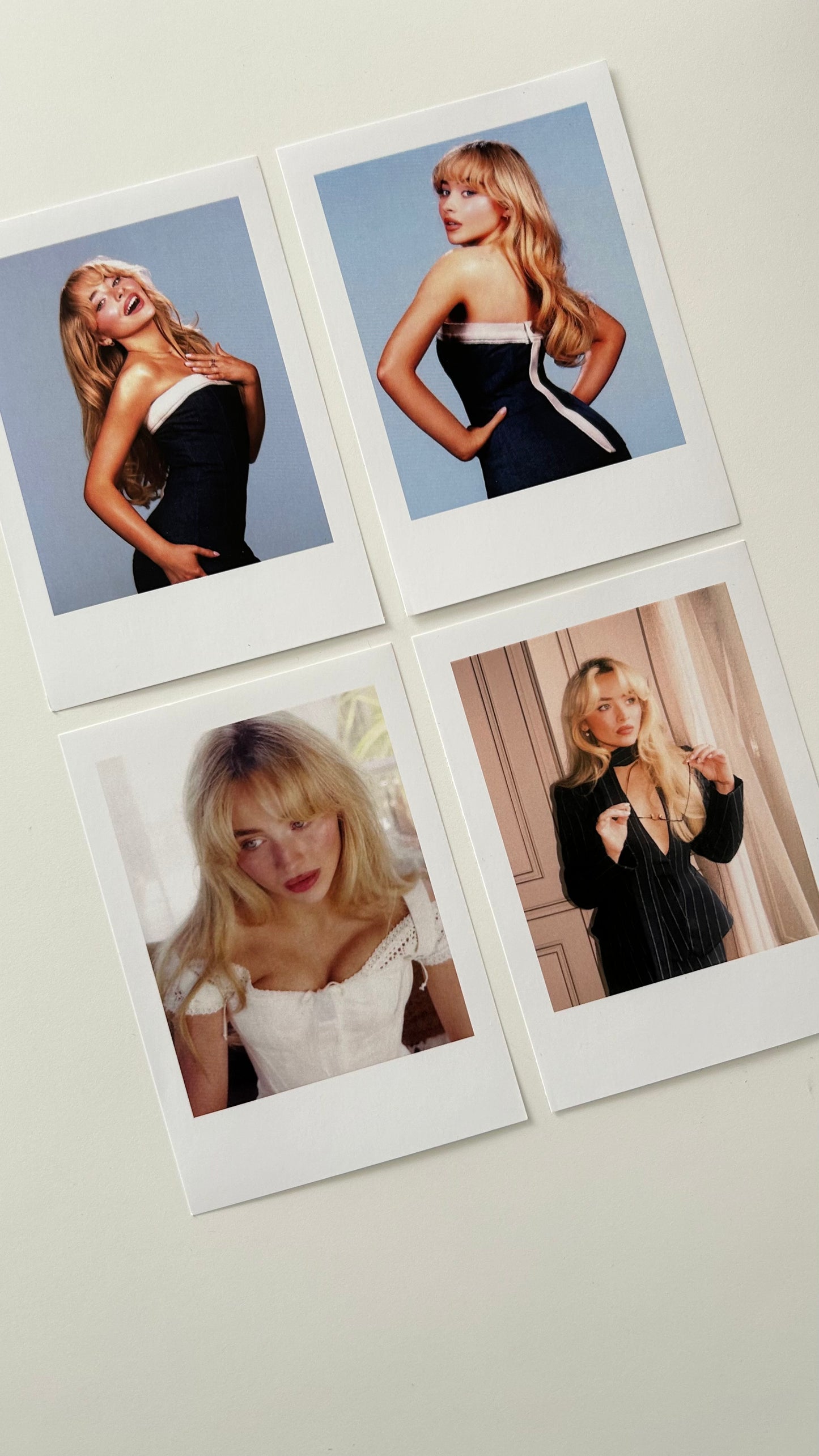 Sabrina Carpenter Polaroid-Style Prints
