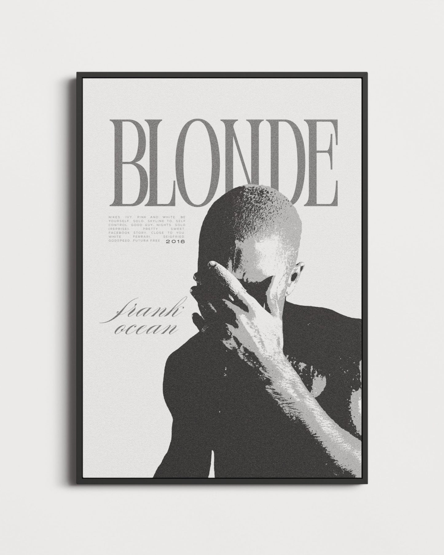 Frank Ocean Blond Vintage Poster