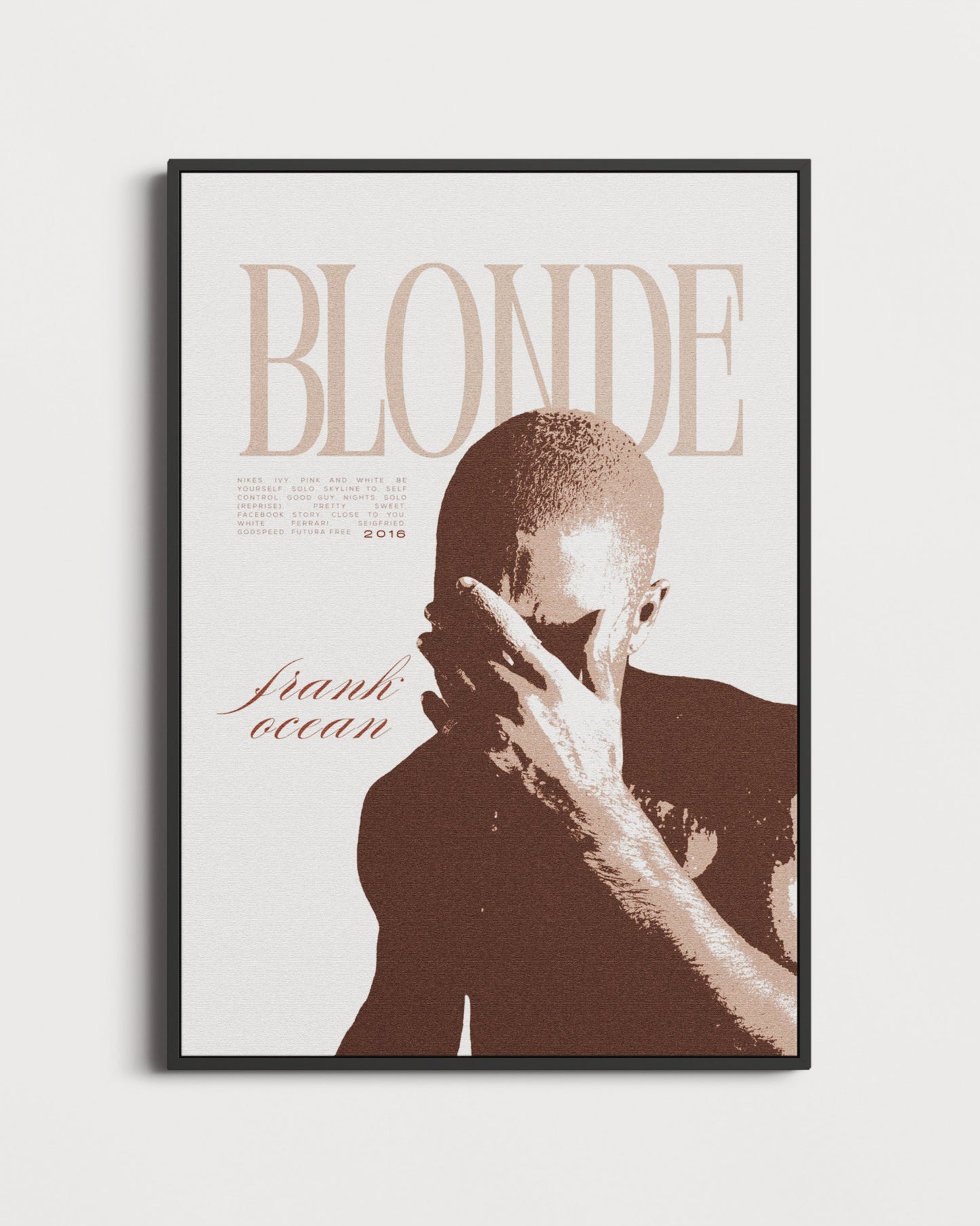 Frank Ocean Blond Vintage Poster