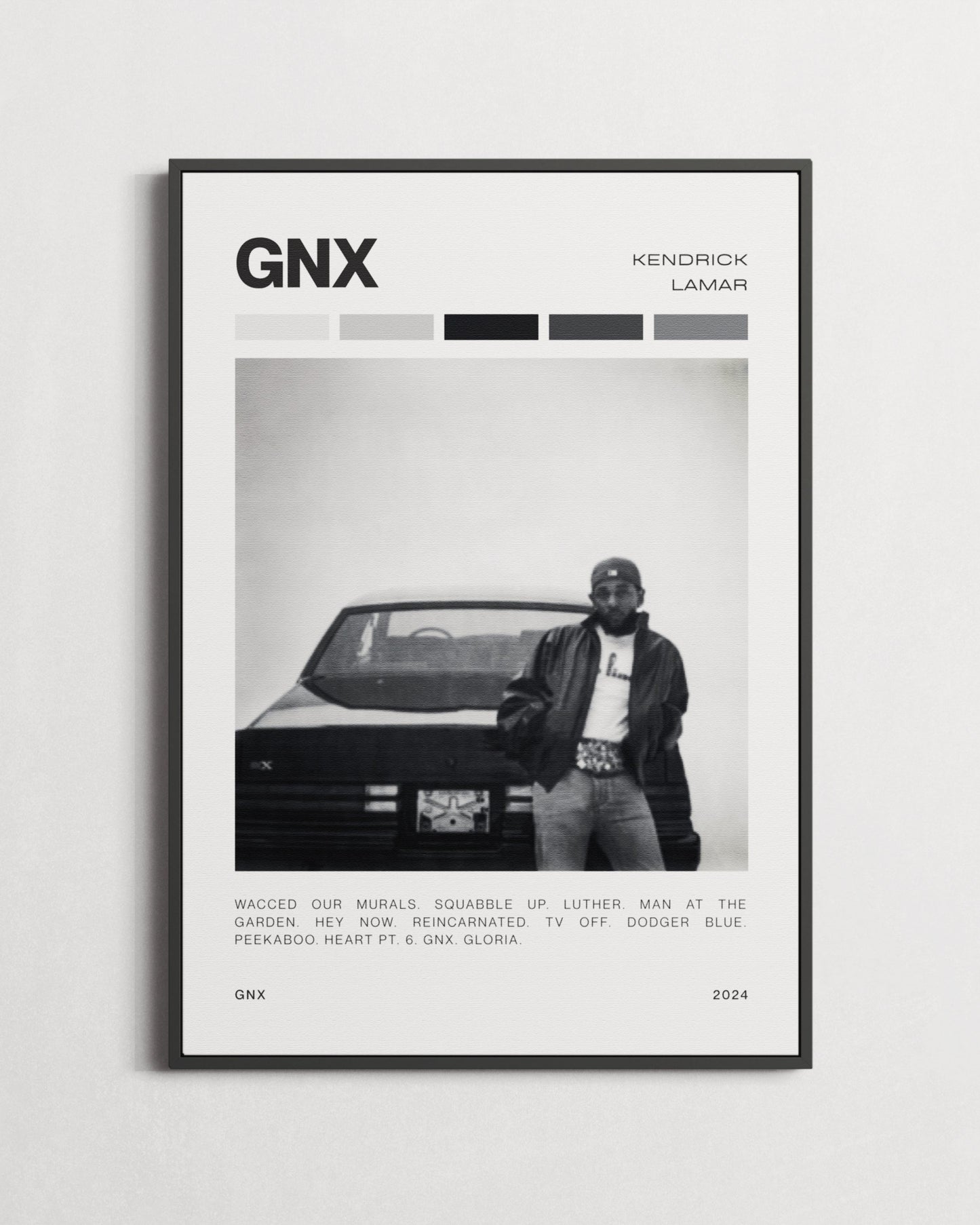 Kendrick lamar GNX Minimal Poster - Mishap