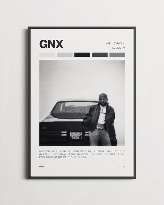 Kendrick lamar GNX Minimal Poster - Mishap