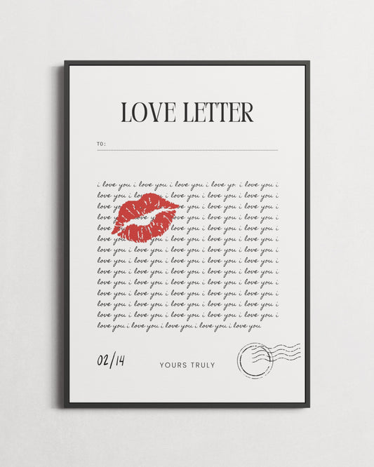 Love Letter Print