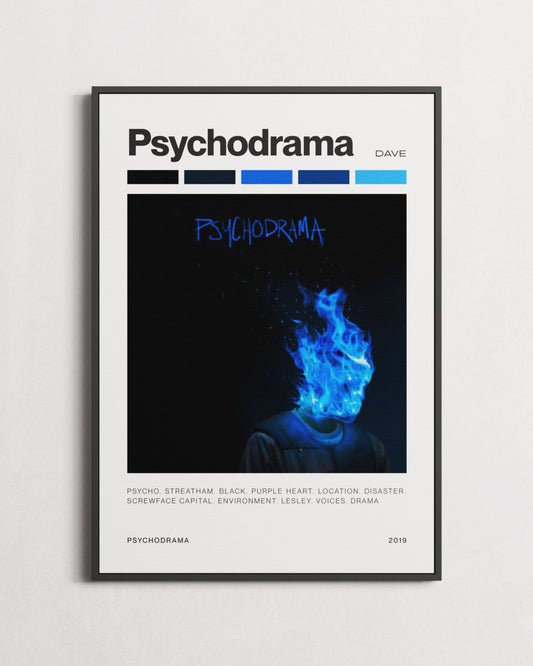 Dave Psychodrama Minimal Poster