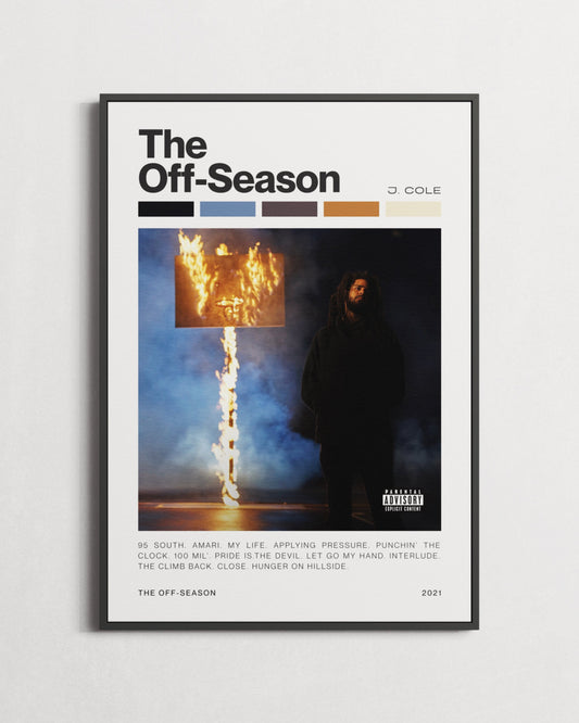 J.Cole The Off-Season Minimal Poster